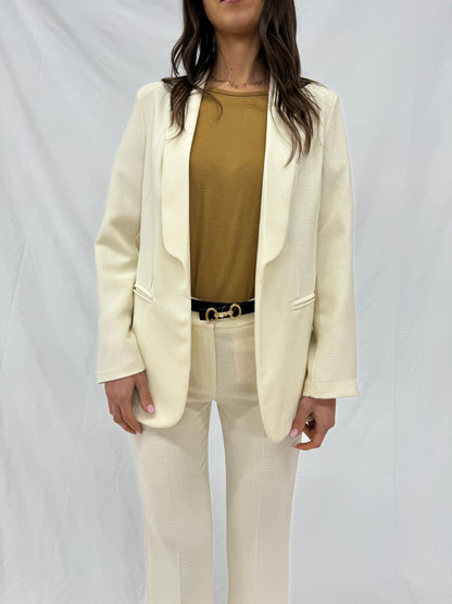 Giacca effetto lino Artigli -B38468