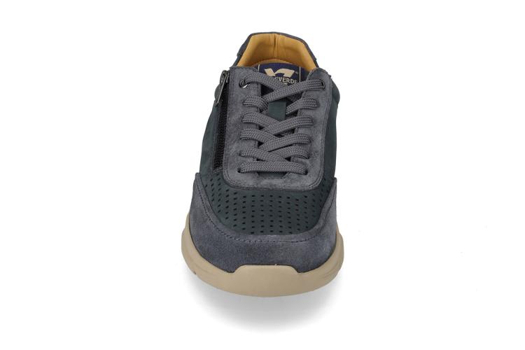Sneaker con zip in denim Valleverde V_36090D