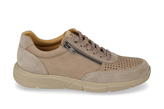 Sneaker zon zip taupe Valleverde V_360902