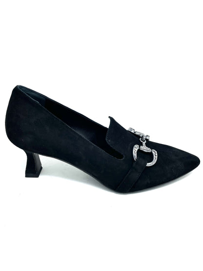 Scarpa con tacco a punta morsetto - E5150NE