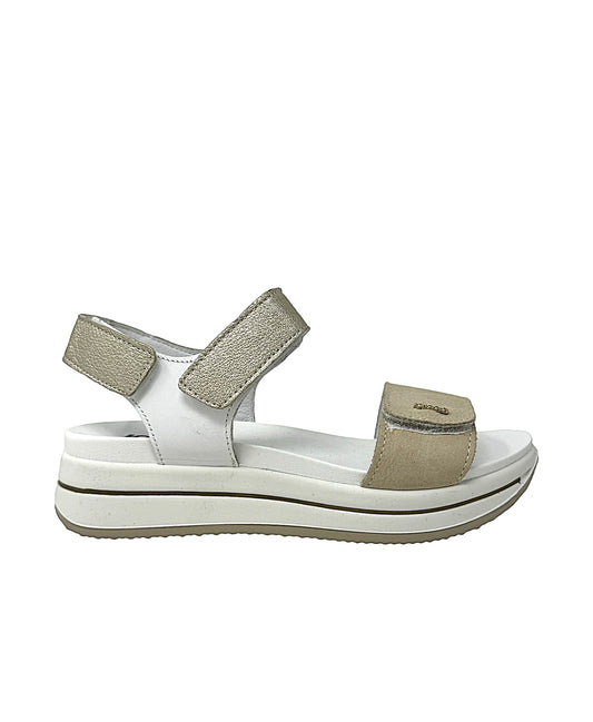 Sandalo sindy beige panna -5677722