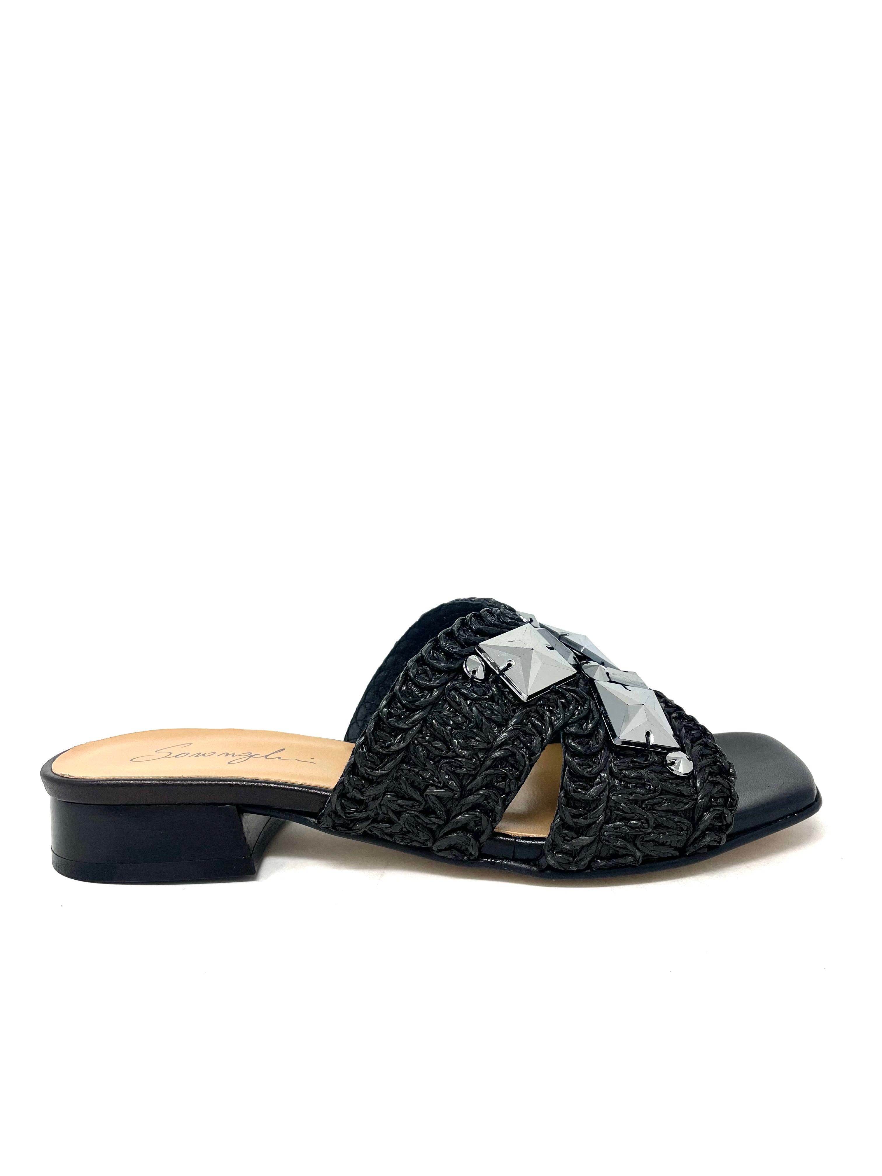 Sabot flat intrecciato - E24090