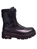 Stivale con zip traforato in pelle Cult -LW44600