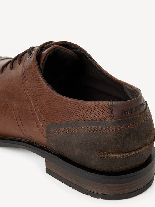 Derby stringata cognac Marco Tozzi V_