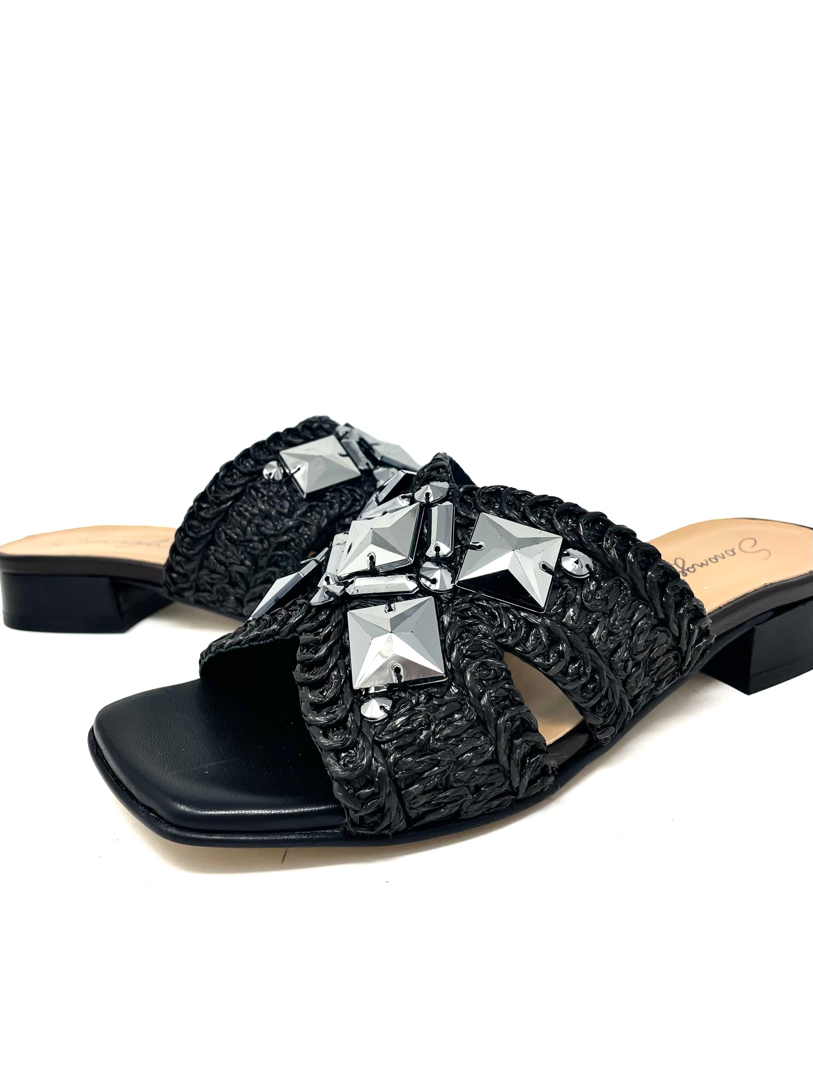 Sabot flat intrecciato - E24090