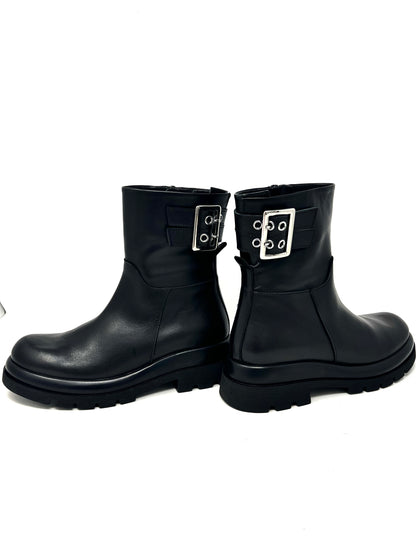 Tronchetto in pelle con fibbie Melluso -R45386
