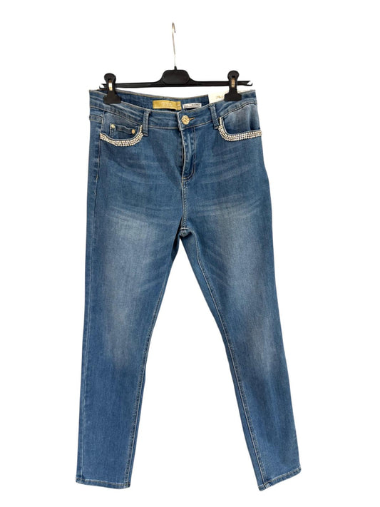 Jeans con strass Brigitt