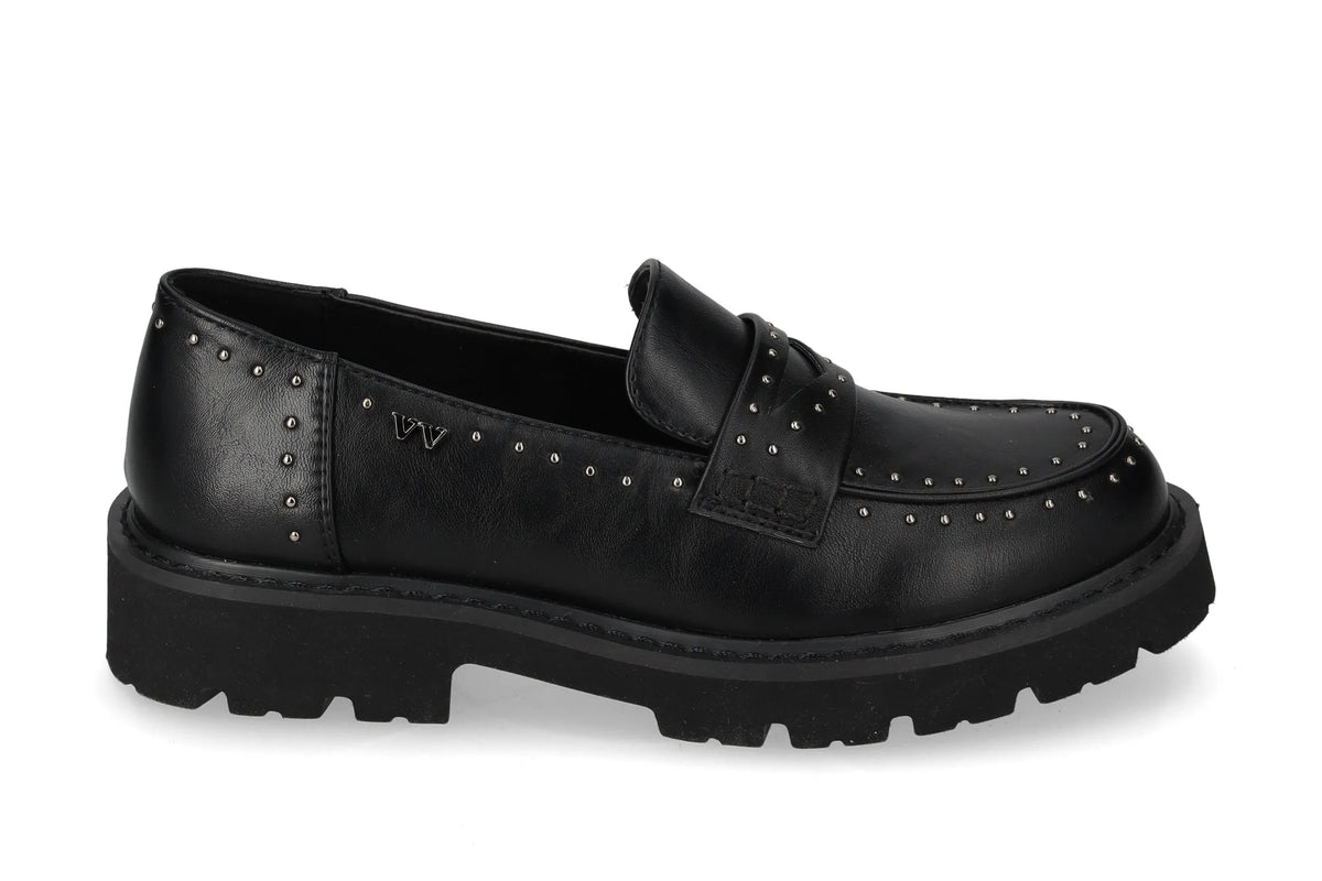Mocassino con borchie V_44510