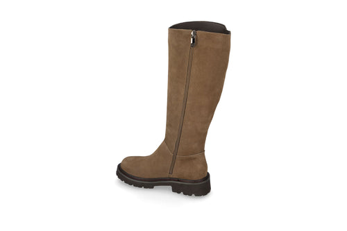 Stivale con cerniera in suede Valleverde V_44519A