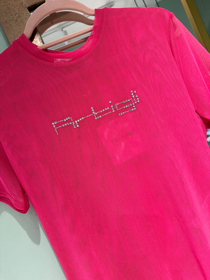 T shirt tulle fucsia -T38575F
