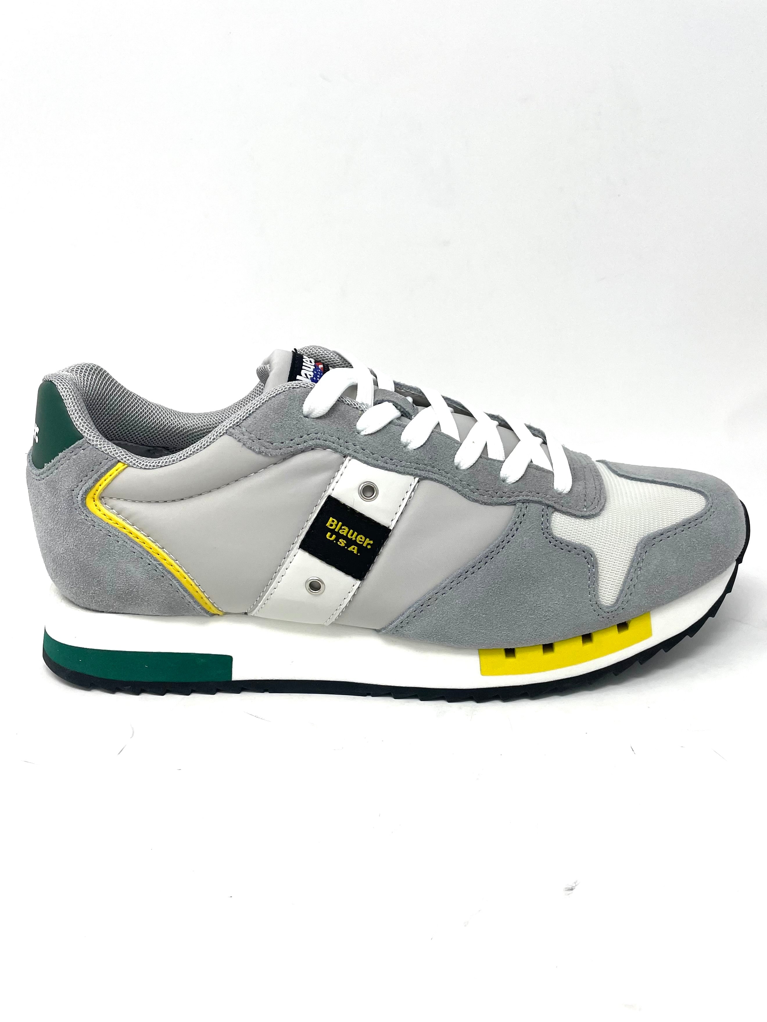 Sneaker Blauer uomo verde/giallo -  QUEEMES