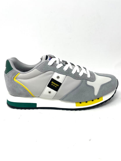 Sneaker Blauer uomo verde/giallo -  QUEEMES