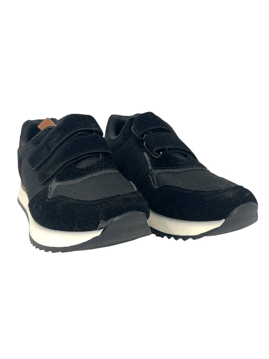 Sneakers in tessuto nero con strappi -MU1002