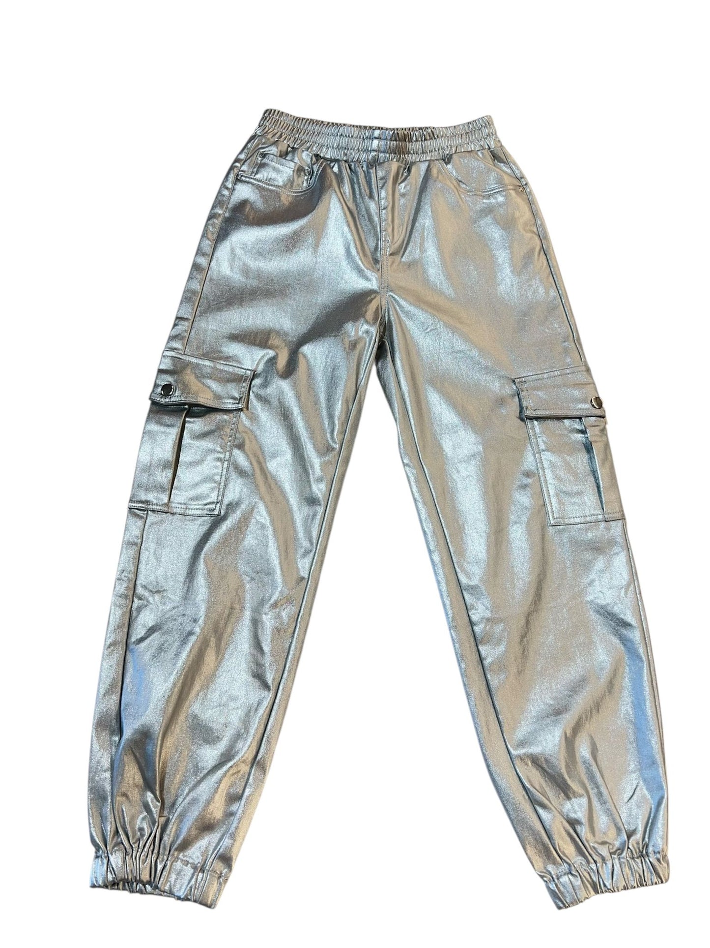 Jogger argento cargo -858301A