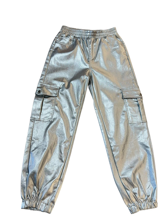 Jogger argento cargo -858301A