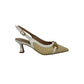Slingback in raffia accessorio beige -E0606K