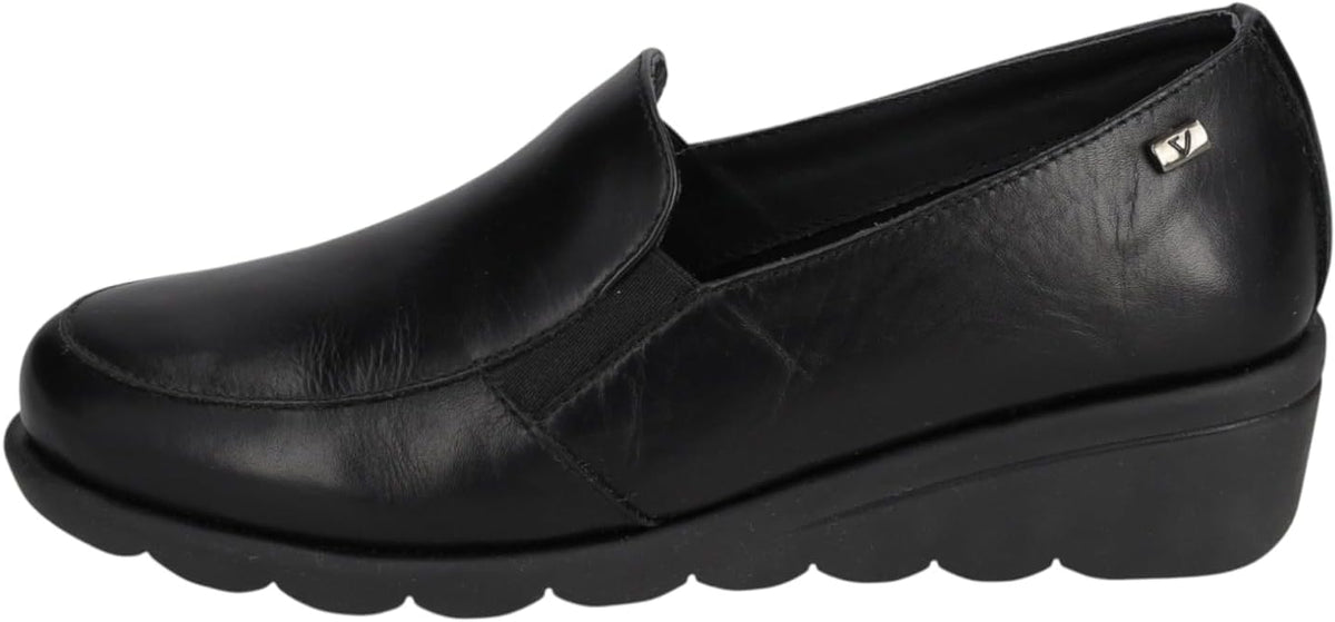 Mocassino in nappa nero Valleverde V_VS10300E