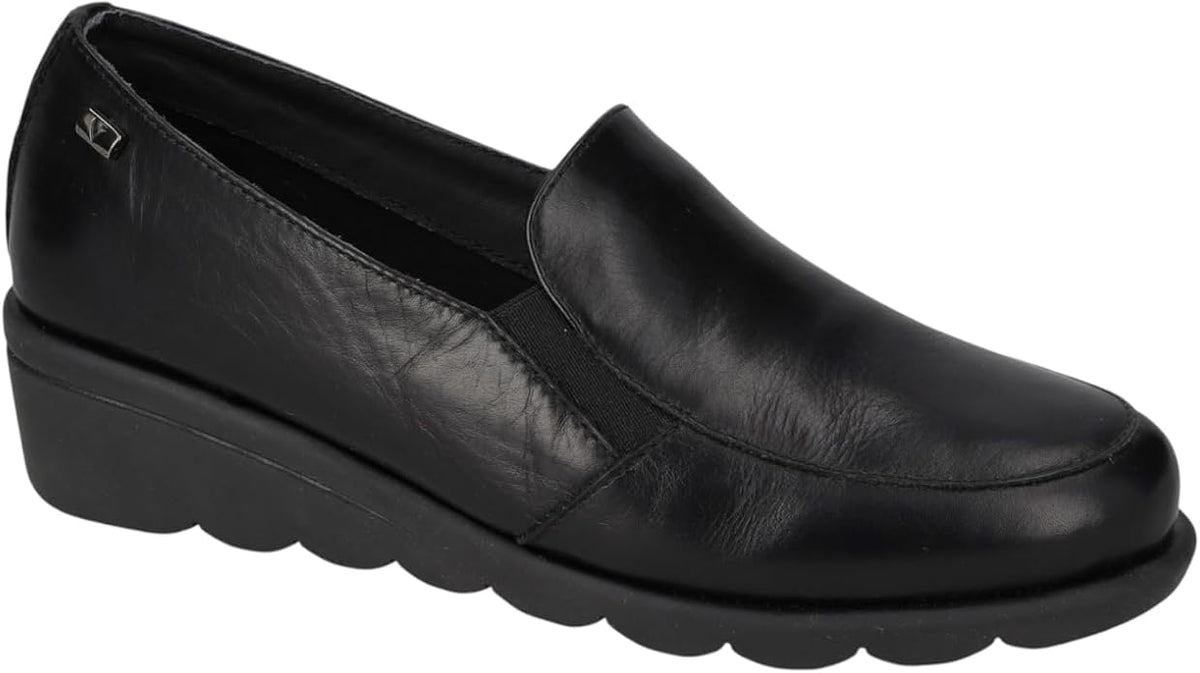 Mocassino in nappa nero Valleverde V_VS10300E