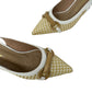 Slingback in raffia accessorio beige -E0606K