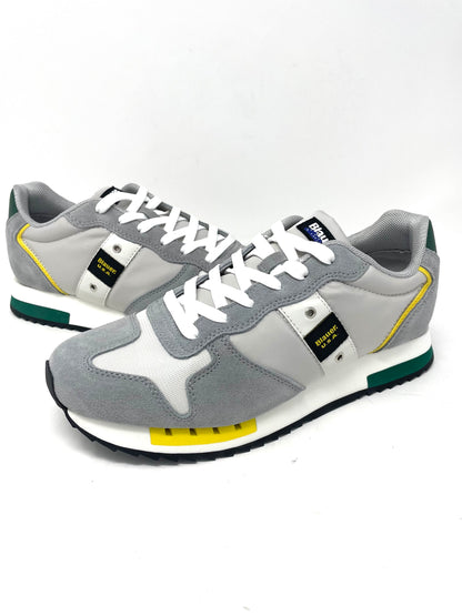 Sneaker Blauer uomo verde/giallo -  QUEEMES