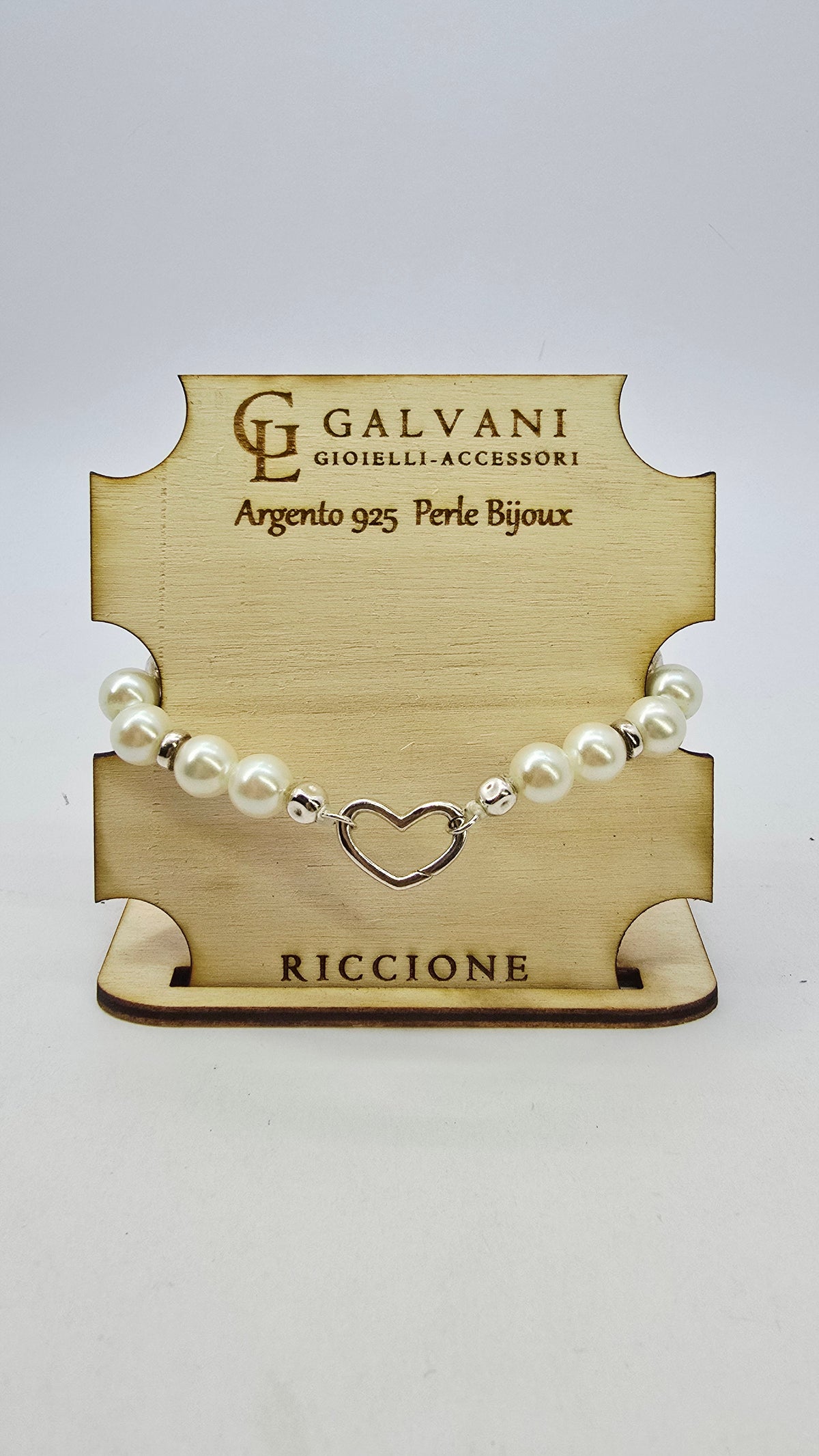 Bracciale argento 925 con perle bijoux v_611