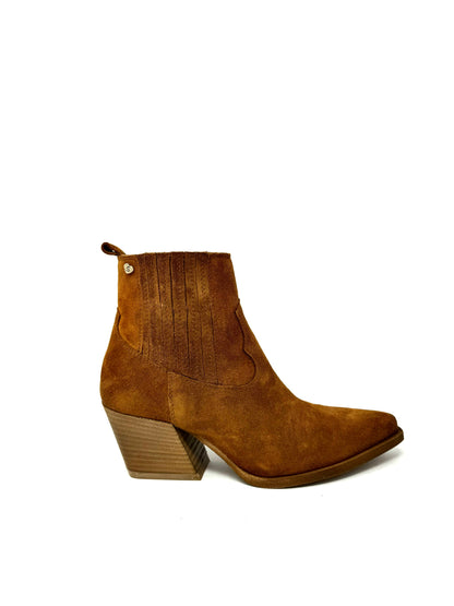 Texano elastici laterali camoscio bruciato -GS344BR