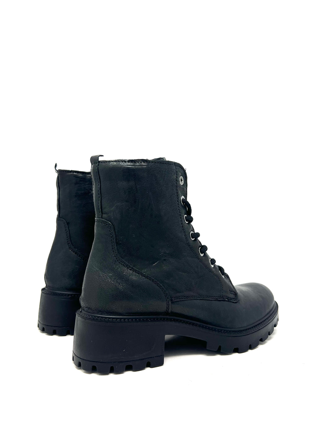 Anfibio in pelle nero -6662800