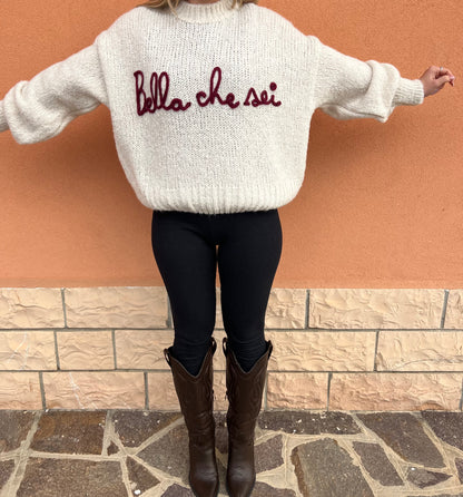 Pullover "Bella che sei" -PULLBI