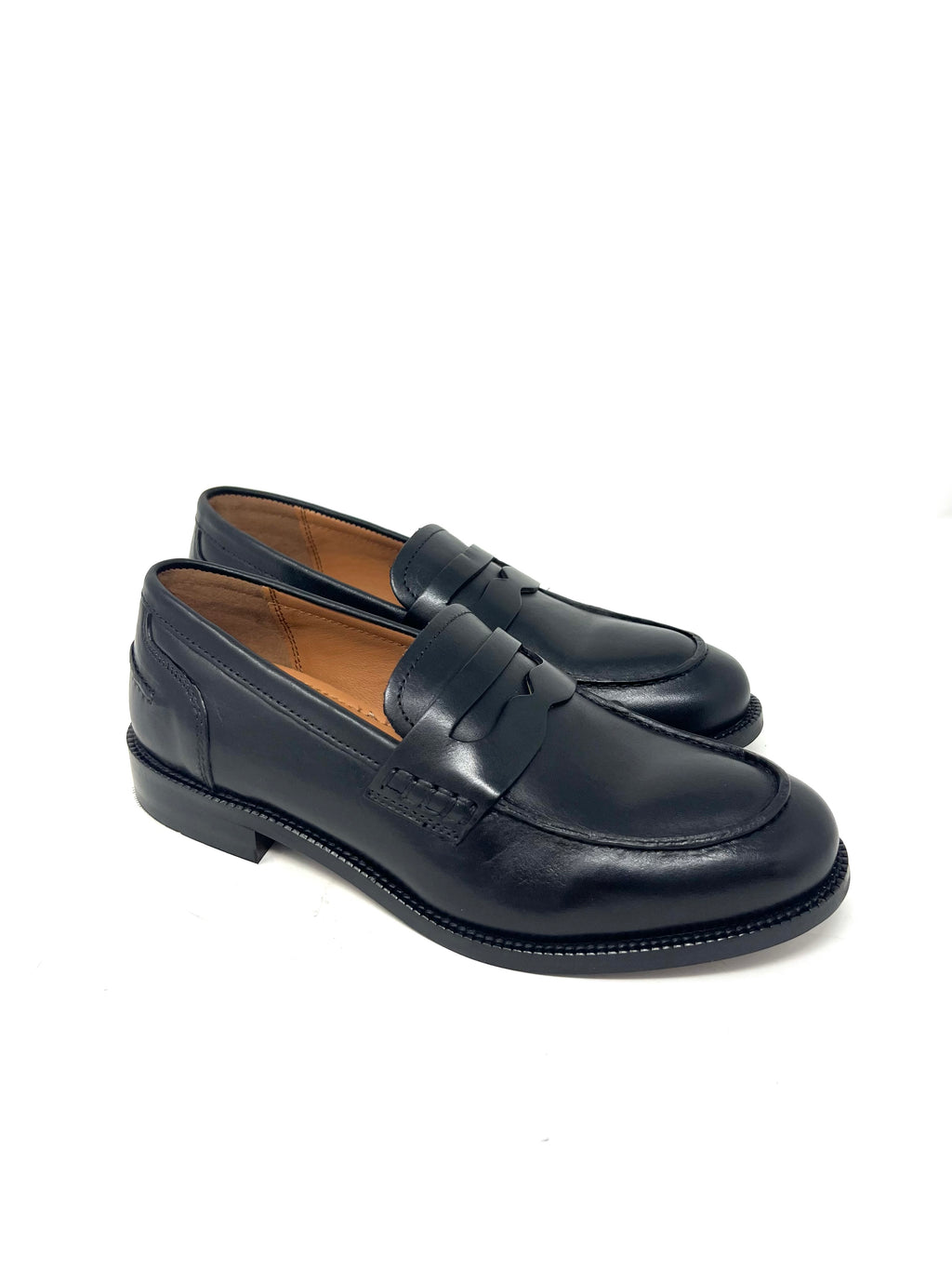 Mocassino abrasivato nero Melluso -K36048
