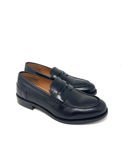 Mocassino abrasivato nero Melluso -K36048