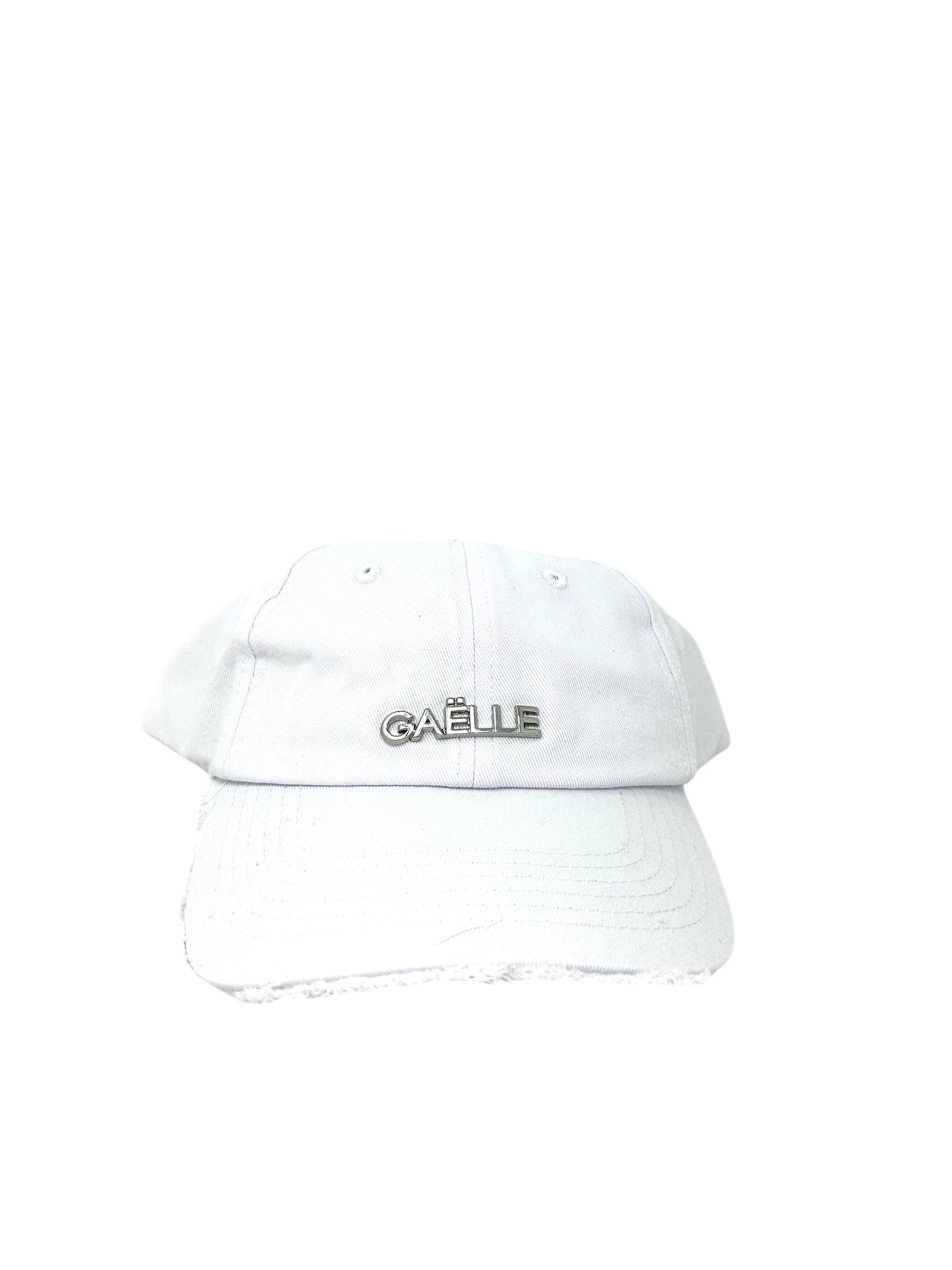 Cappellino con visiera sfrangiata Bianca -GAACW02243