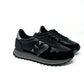 Sneakers millen black con brillantini