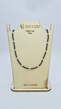 Collana in argento 925 onice v_G799
