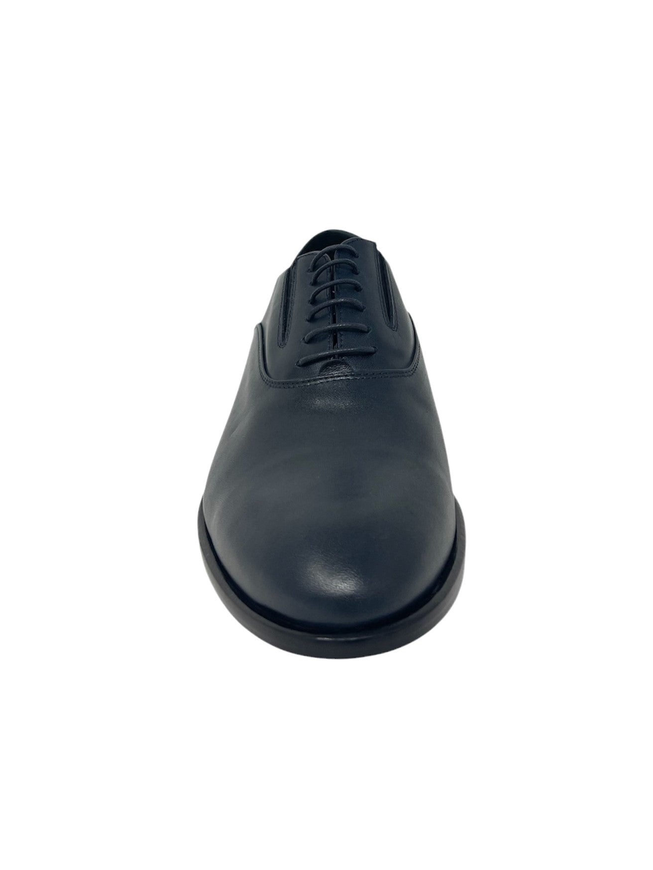 Scarpa uomo derby in pelle blu -U0885Z