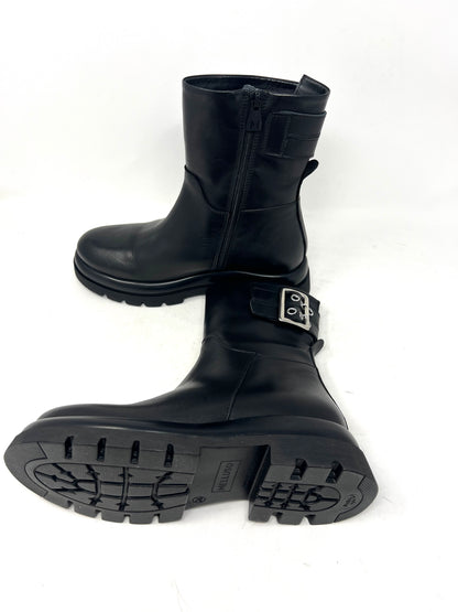 Tronchetto in pelle con fibbie Melluso -R45386
