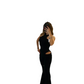 Tuta cut out nera