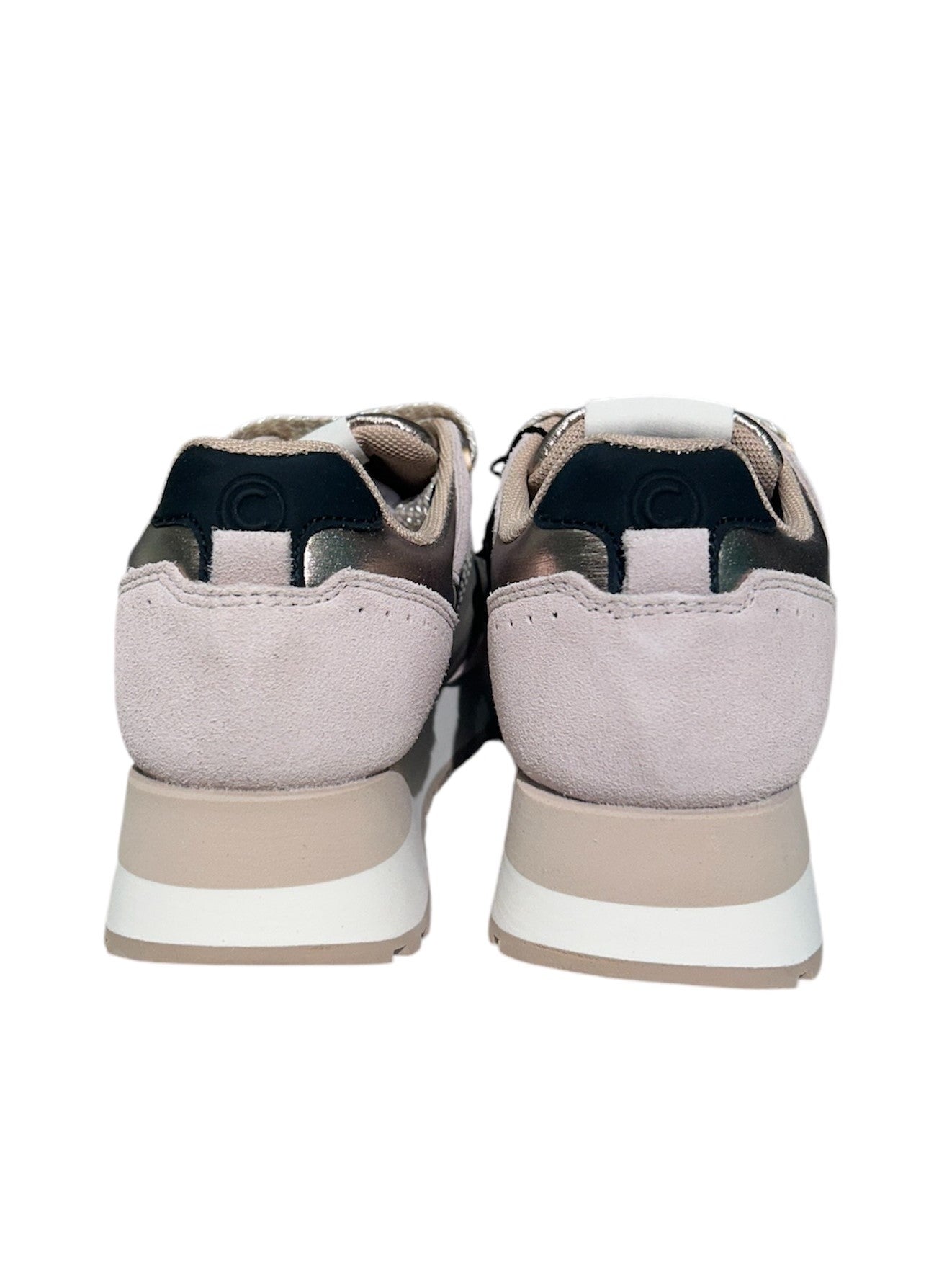 Sneaker beige in pelle scamosciata Colmar -TRAV085