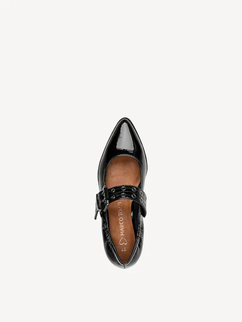 Ballerina vegan nero Marco Tozzi V_22128