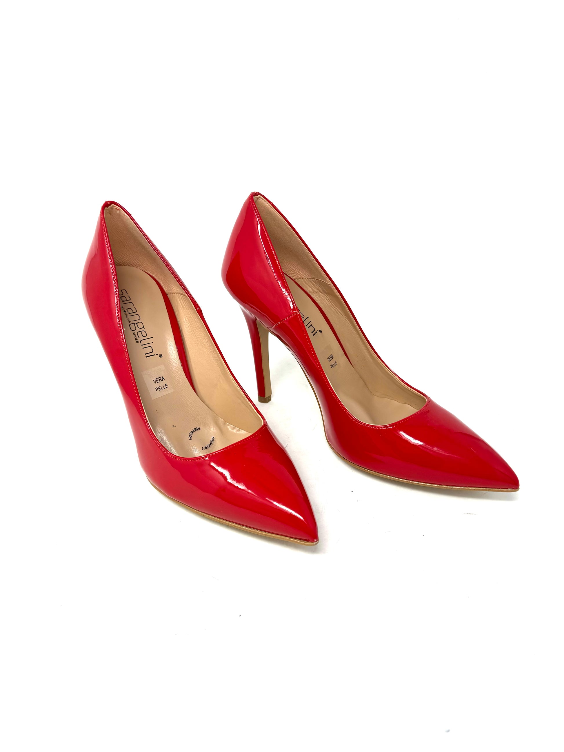 Decolletè in vernice rossa 3401VR – Sarangelini