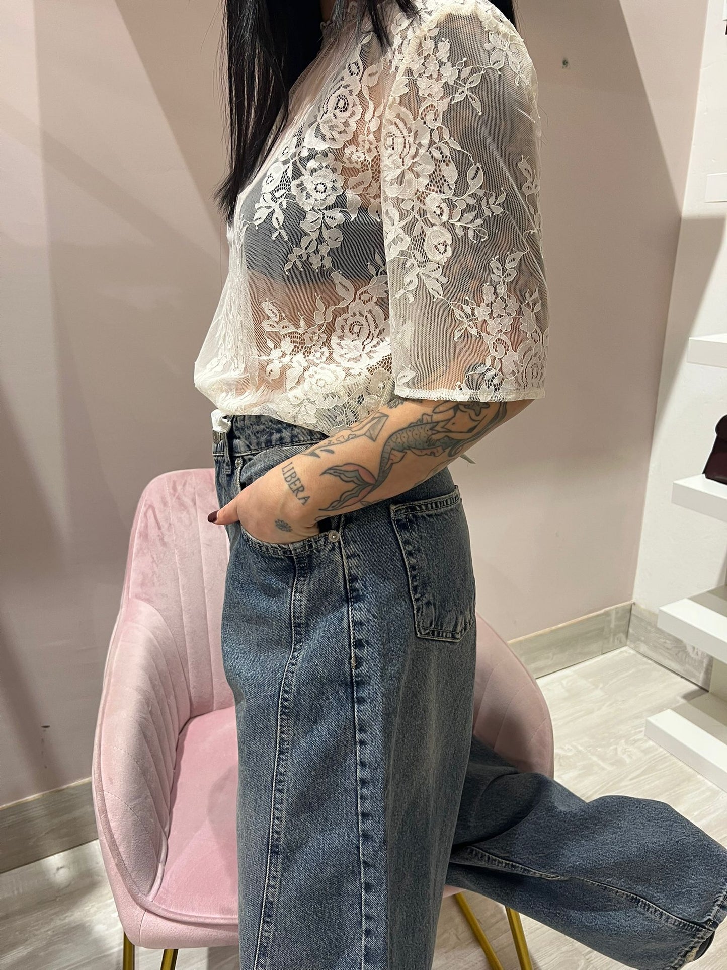 Maglia scatola crema V_PP369