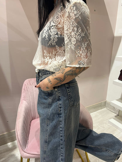 Maglia scatola crema V_PP369