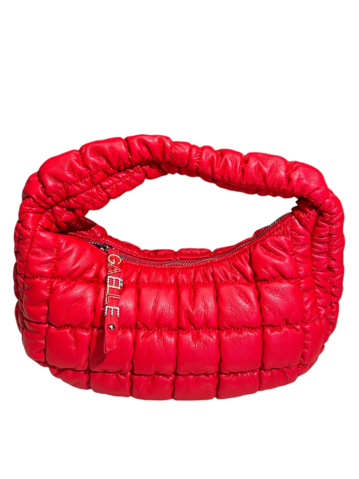 Hobo bag puffer rossa Gaelle Paris -CW02043
