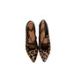 Mocassino basso con cinturino leopardato -A0326LE