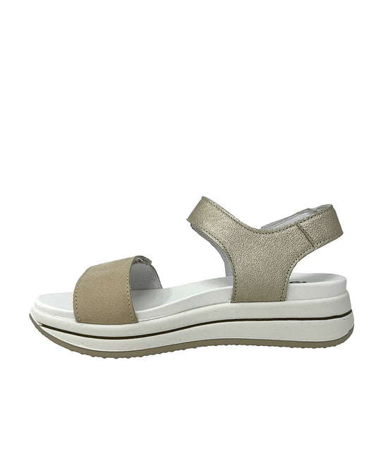 Sandalo sindy beige panna -5677722
