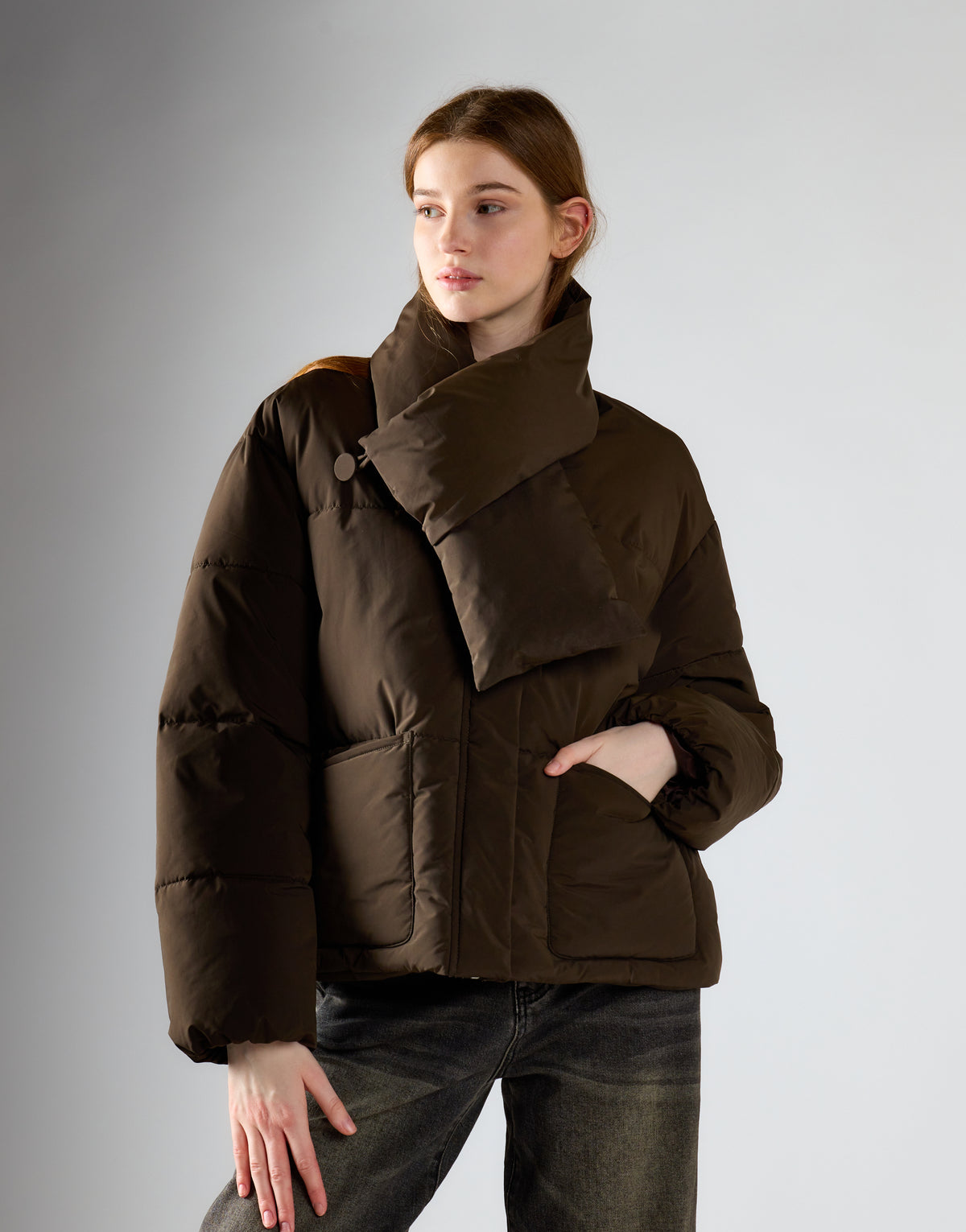 Piumino Oliva Glamorous V_GLA7733