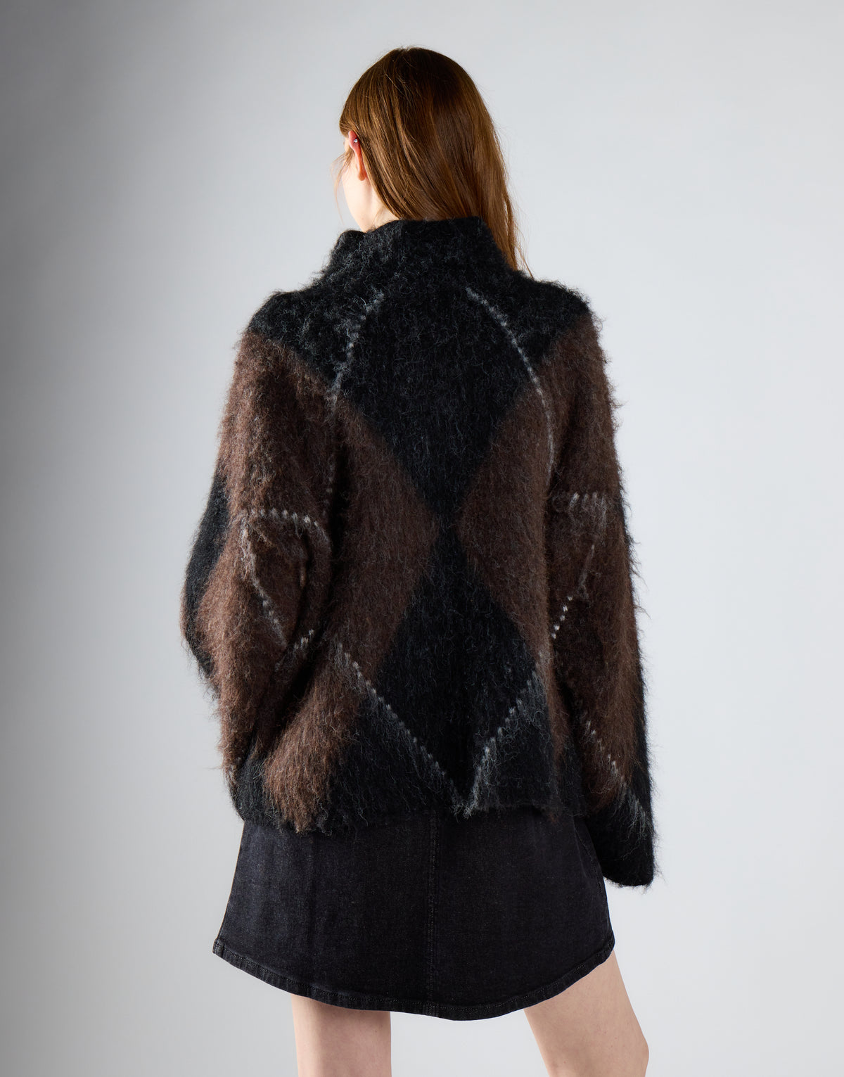 Maglione collo alto con rombi Glamorous V_GLA5966