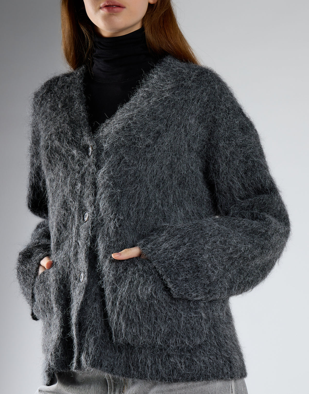 Cardigan carbon grey Glamorous V_GLA5972