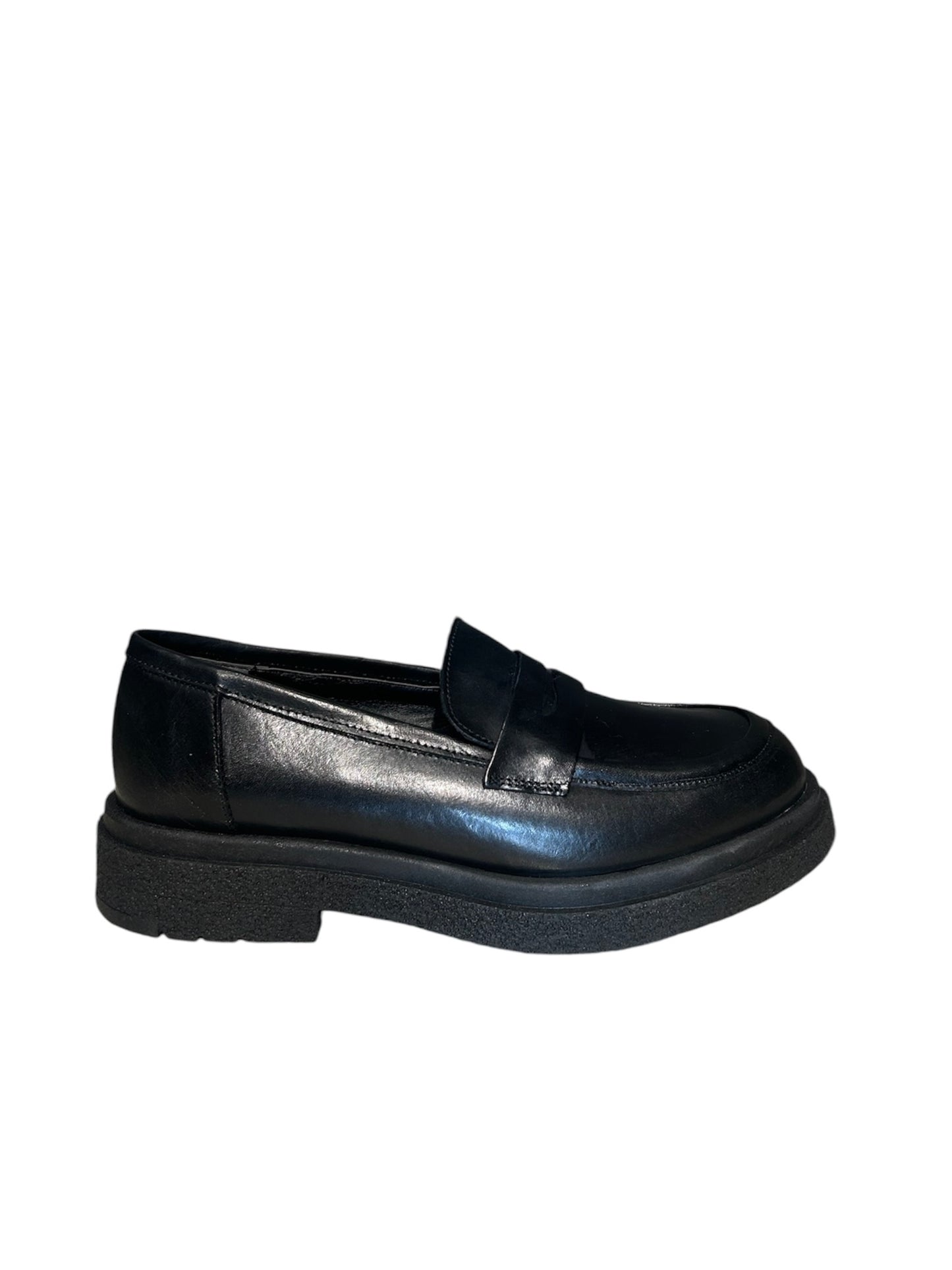 Mocassino in pelle nero - WINSA