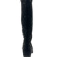 Texano nero con ricamo -28581NE