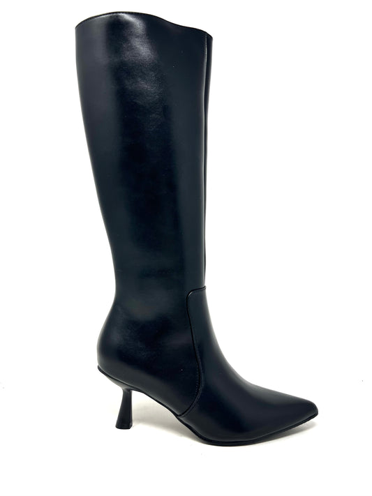 Stivale in pelle tacco 6.5 cm - H1603A